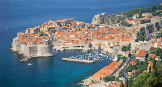 Dubrovnik coast in croatia