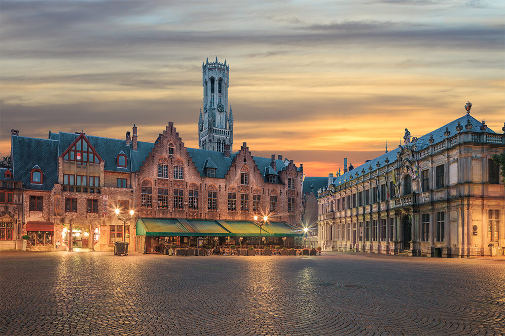 Bruge Centre Sunset