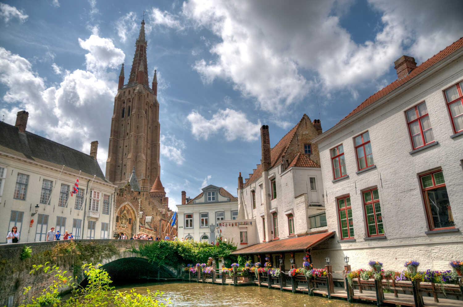Bruges Canal in Summer