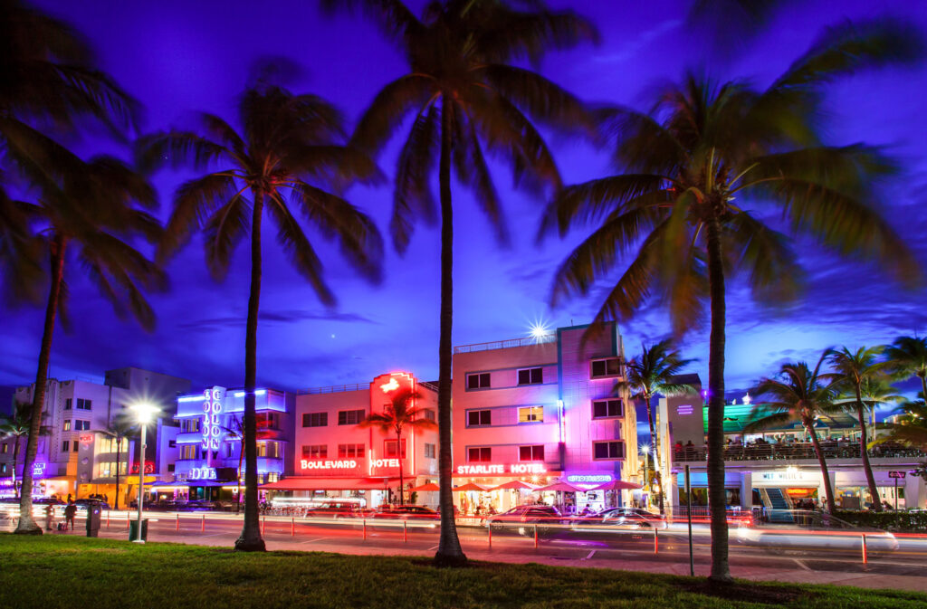 Ocean Drive at Dusk, Miami
