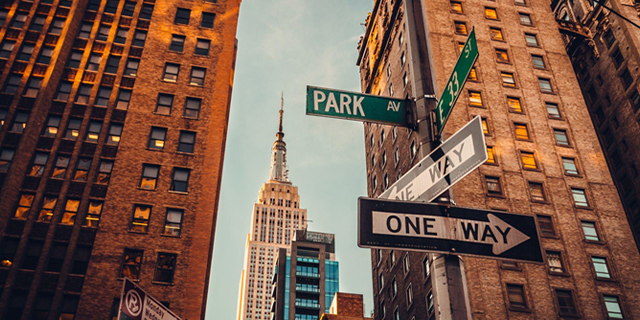 Park Ave with Empire State Building