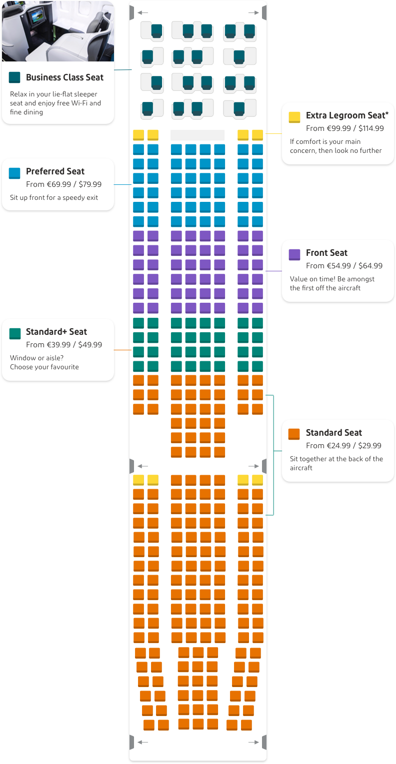 Flight 11 Seating Chart