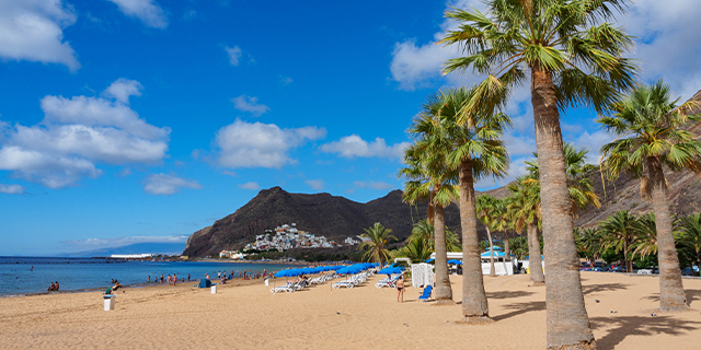 Playa de Las Teresitas in Tenerife, Canary Islands