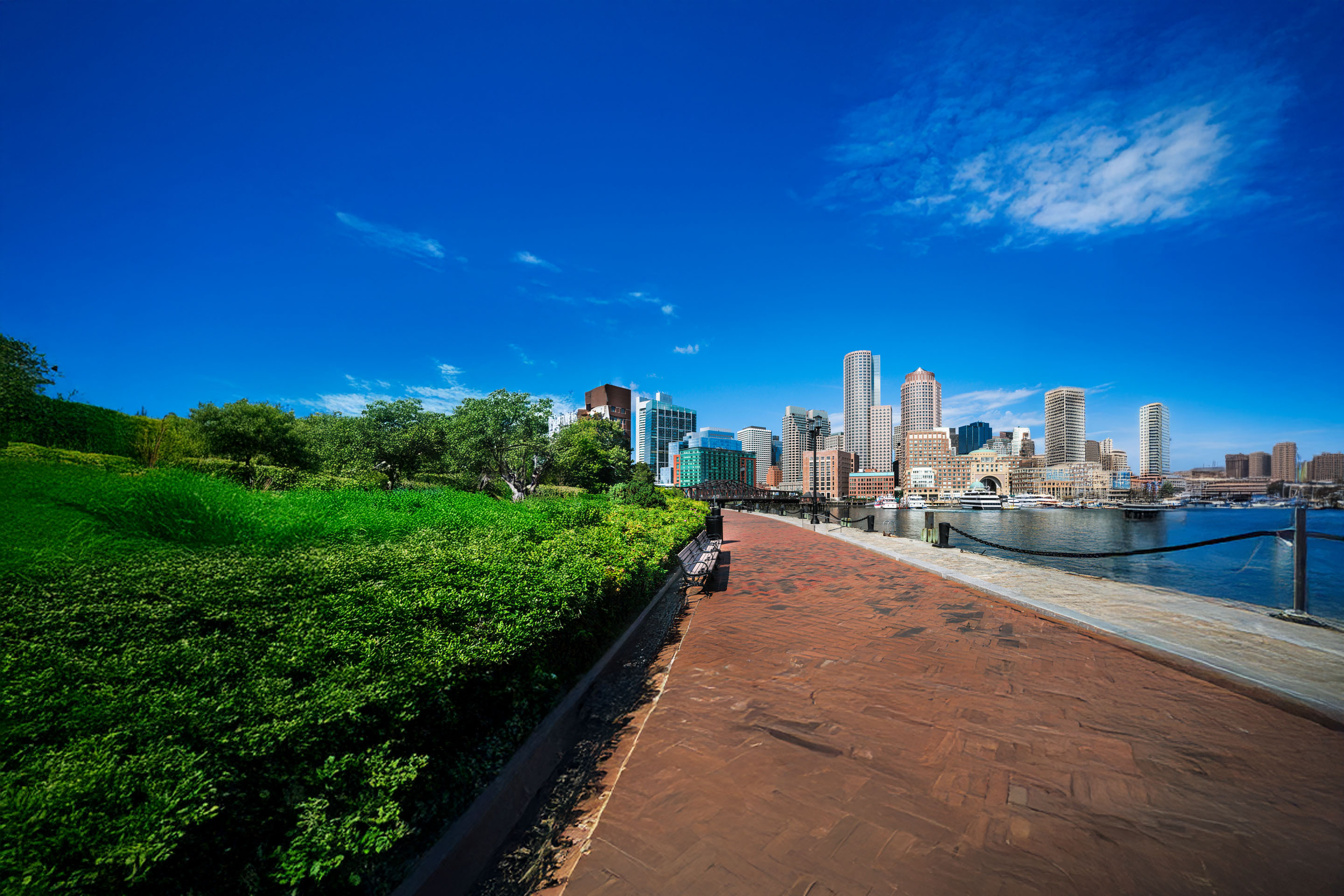 Boston harborwalk
