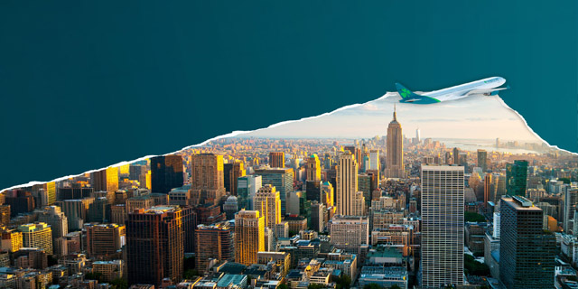 New Year fireworks over Manhattan